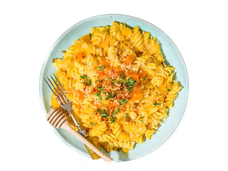 Cheesy pasta - egg