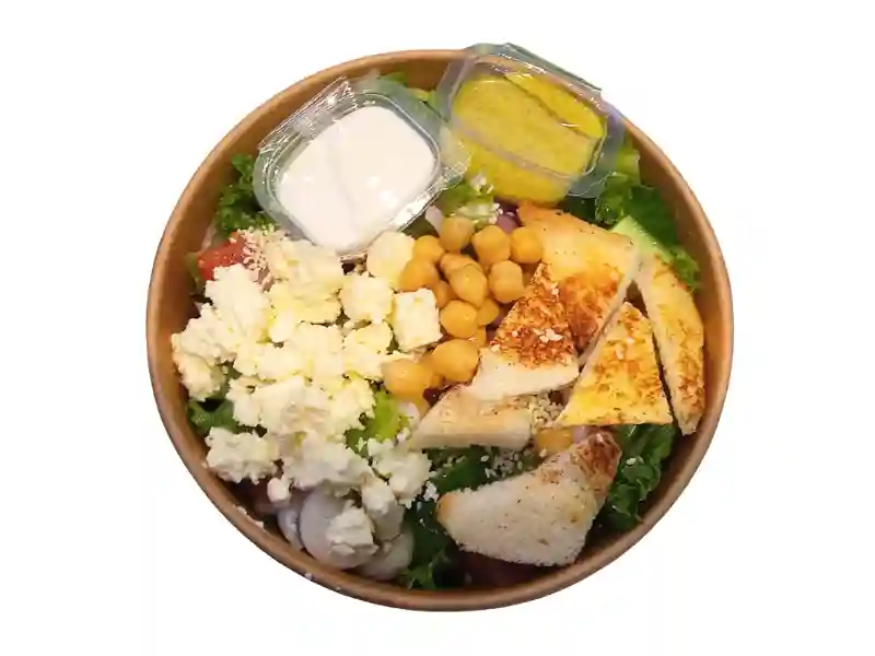 Chick pea fetta salad